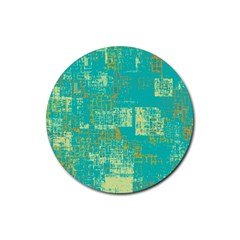 Abstract art Rubber Coaster (Round) 