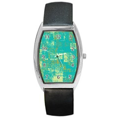 Abstract art Barrel Style Metal Watch