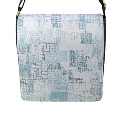 Abstract Art Flap Messenger Bag (l) 