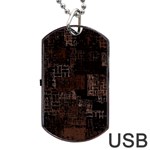 Abstract art Dog Tag USB Flash (One Side) Front