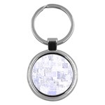 Abstract art Key Chains (Round)  Front