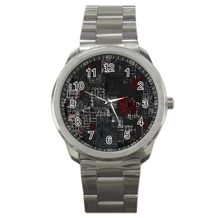 Abstract art Sport Metal Watch