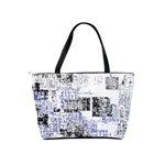 Abstract art Shoulder Handbags Back