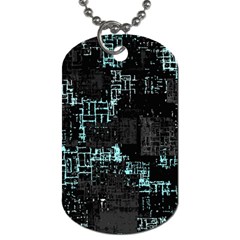 Abstract Art Dog Tag (two Sides) by ValentinaDesign