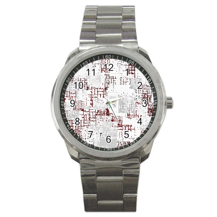 Abstract art Sport Metal Watch