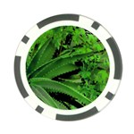 Vivid Tropical Design Poker Chip Card Guard Back