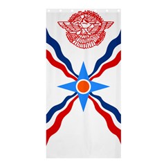 Assyrian Flag  Shower Curtain 36  X 72  (stall)  by abbeyz71