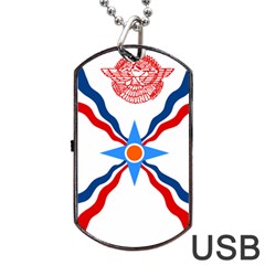 Assyrian Flag  Dog Tag Usb Flash (two Sides) by abbeyz71