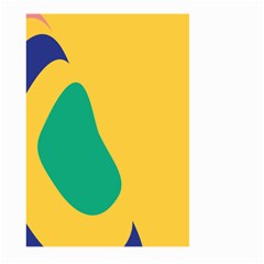 Yellow Green Blue Large Garden Flag (two Sides)