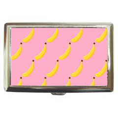 Banana Fruit Yellow Pink Cigarette Money Cases by Mariart