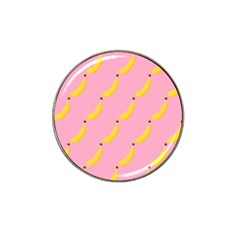 Banana Fruit Yellow Pink Hat Clip Ball Marker by Mariart