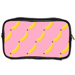 Banana Fruit Yellow Pink Toiletries Bags 2-side