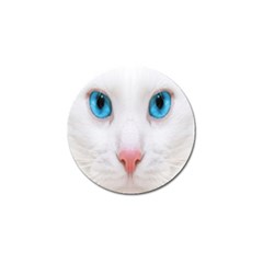 Beautiful White Face Cat Animals Blue Eye Golf Ball Marker (4 Pack)