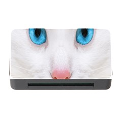 Beautiful White Face Cat Animals Blue Eye Memory Card Reader With Cf