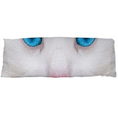 Beautiful White Face Cat Animals Blue Eye Body Pillow Case Dakimakura (two Sides)