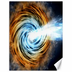 A Blazar Jet In The Middle Galaxy Appear Especially Bright Canvas 12  X 16   by Mariart