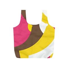 Breast Pink Brown Yellow White Rainbow Full Print Recycle Bags (s) 