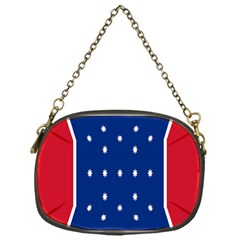 British American Flag Red Blue Star Chain Purses (one Side) 