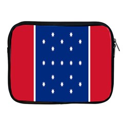 British American Flag Red Blue Star Apple Ipad 2/3/4 Zipper Cases
