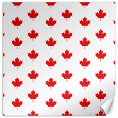 Canadian Maple Leaf Pattern Canvas 12  X 12   by Mariart