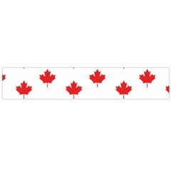 Canadian Maple Leaf Pattern Flano Scarf (large)