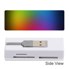 Bright Lines Resolution Image Wallpaper Rainbow Memory Card Reader (stick) 