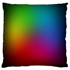 Bright Lines Resolution Image Wallpaper Rainbow Large Cushion Case (one Side)