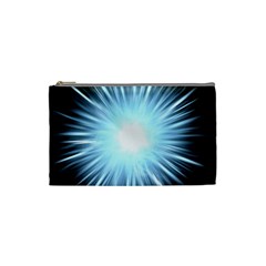 Bright Light On Black Background Cosmetic Bag (small) 