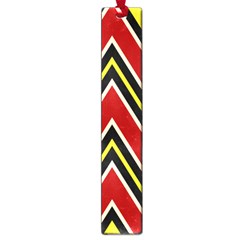Chevron Symbols Multiple Large Red Yellow Large Book Marks by Mariart