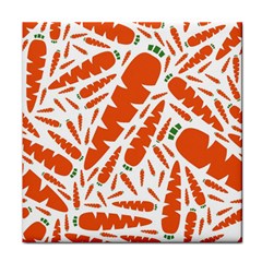 Carrots Fruit Vegetable Orange Face Towel by Mariart