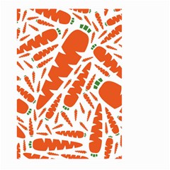 Carrots Fruit Vegetable Orange Large Garden Flag (two Sides) by Mariart