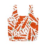 Carrots Fruit Vegetable Orange Full Print Recycle Bags (M)  Front