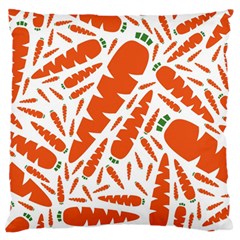 Carrots Fruit Vegetable Orange Standard Flano Cushion Case (one Side) by Mariart