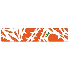 Carrots Fruit Vegetable Orange Flano Scarf (small) by Mariart