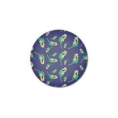 Canaries Budgie Pattern Bird Animals Cute Golf Ball Marker (10 Pack) by Mariart