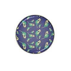 Canaries Budgie Pattern Bird Animals Cute Hat Clip Ball Marker by Mariart