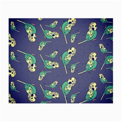 Canaries Budgie Pattern Bird Animals Cute Small Glasses Cloth by Mariart