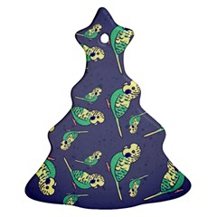 Canaries Budgie Pattern Bird Animals Cute Ornament (christmas Tree)  by Mariart