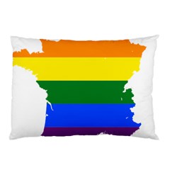 Flag Map Stripes Line Colorful Pillow Case