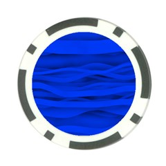 Dark Blue Stripes Seamless Poker Chip Card Guard (10 Pack) by Mariart