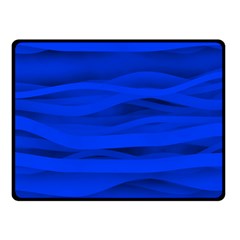 Dark Blue Stripes Seamless Fleece Blanket (small)