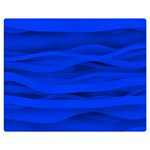 Dark Blue Stripes Seamless Double Sided Flano Blanket (Medium)  60 x50  Blanket Front