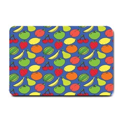 Fruit Melon Cherry Apple Strawberry Banana Apple Small Doormat  by Mariart