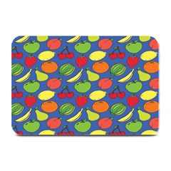 Fruit Melon Cherry Apple Strawberry Banana Apple Plate Mats by Mariart