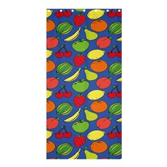 Fruit Melon Cherry Apple Strawberry Banana Apple Shower Curtain 36  X 72  (stall) 