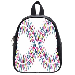 Free Symbol Hands School Bag (small)