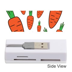 Fruit Vegetable Carrots Memory Card Reader (stick)  by Mariart