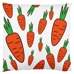 Fruit Vegetable Carrots Standard Flano Cushion Case (two Sides)