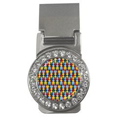 Fuzzle Red Blue Yellow Colorful Money Clips (cz)  by Mariart