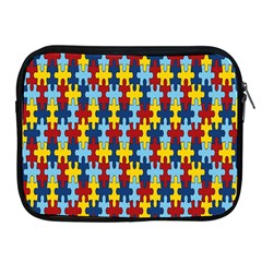 Fuzzle Red Blue Yellow Colorful Apple Ipad 2/3/4 Zipper Cases